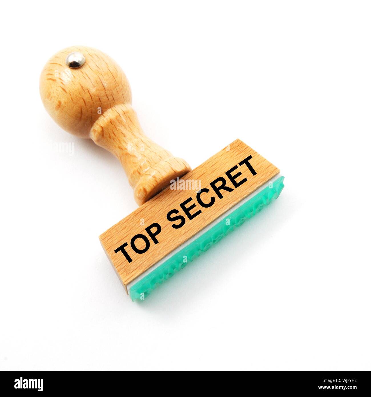Top secret stamp dans bureau de renseignement montrant concept anti spy Banque D'Images
