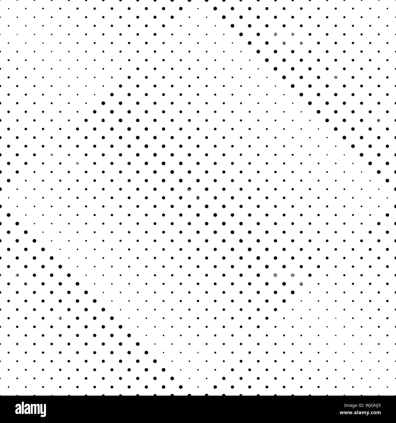 Motif de points géométriques monochromes - fond vecteur conception abstraite Illustration de Vecteur