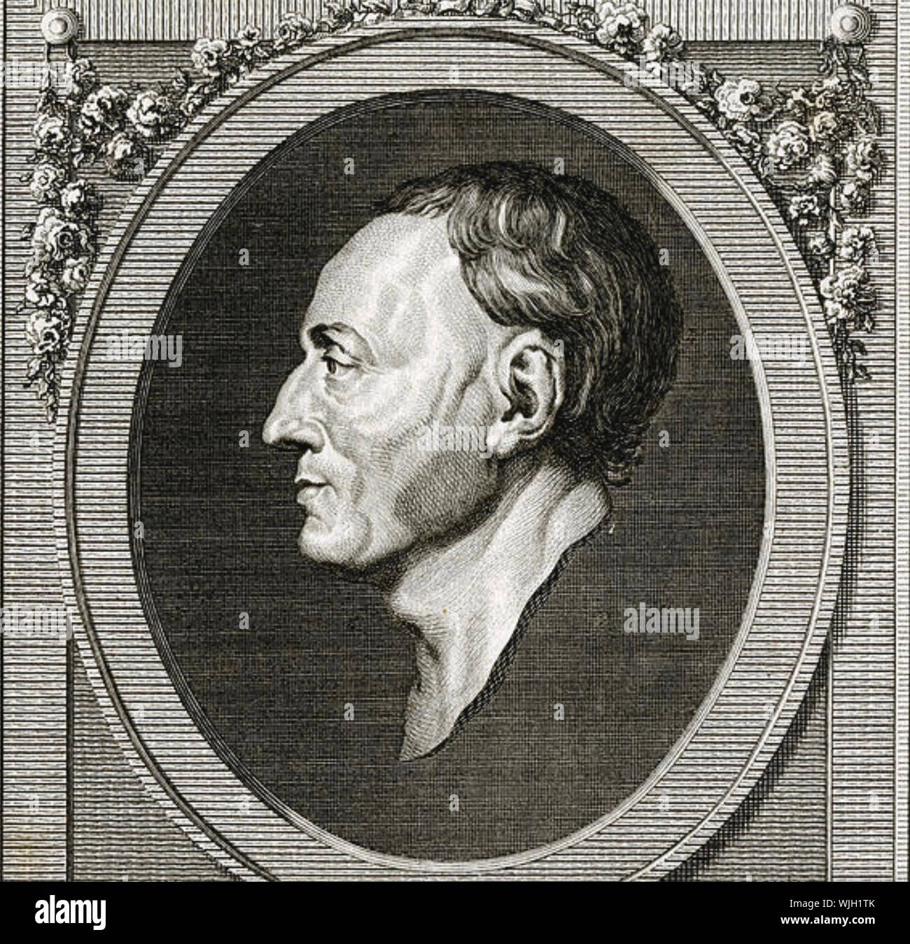 DENIS DIDEROT (1713-1784) Philosophe français et rédacteur en chef de la monumentale encyclopédie canadienne Banque D'Images