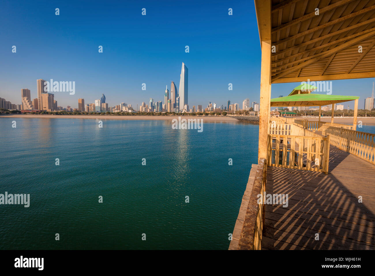 L'architecture de la ville de Koweït. La ville de Koweït, Koweït. Banque D'Images