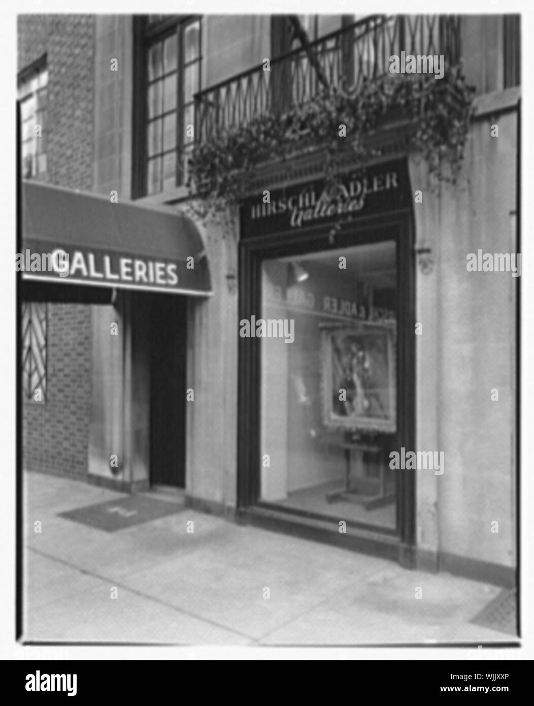 Galerie Adler & Hirschl, 21 E. 67th St., New York. Banque D'Images