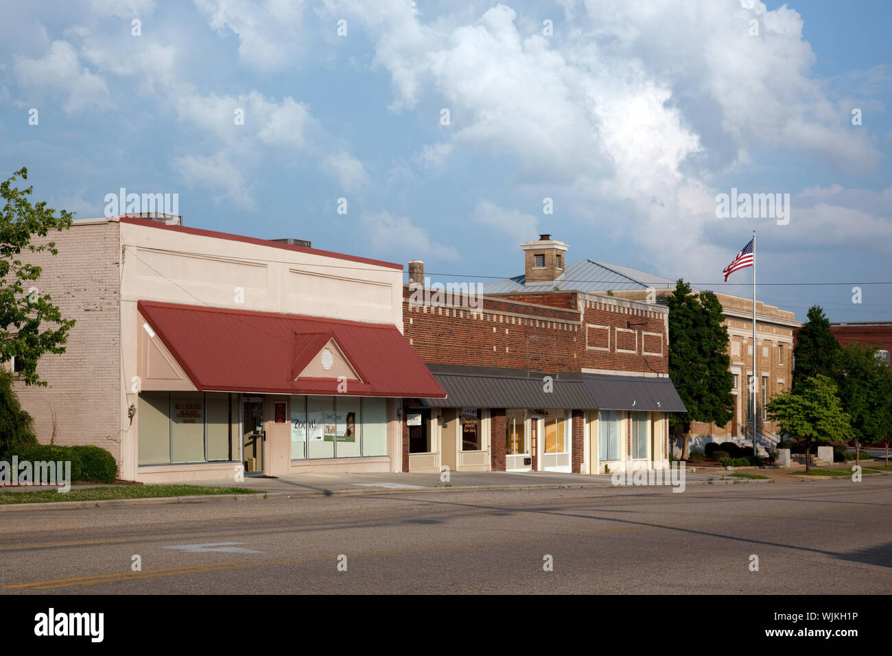Les bâtiments historiques à Cullman, Alabama Banque D'Images