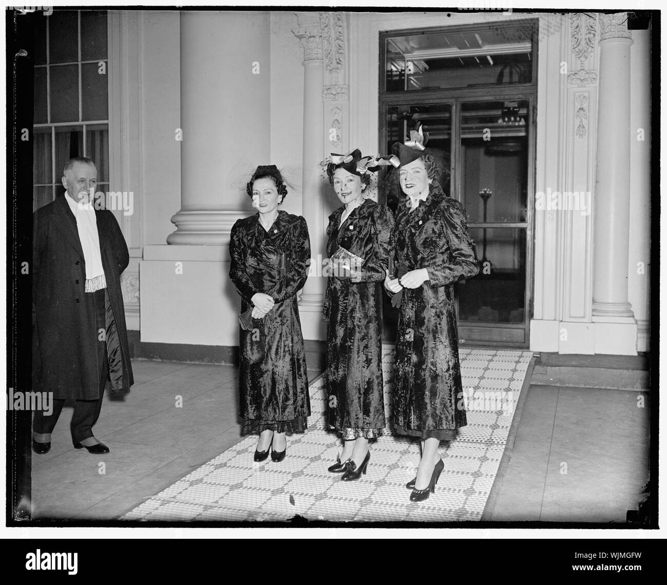 Hogg soeurs à W.H. Banque D'Images