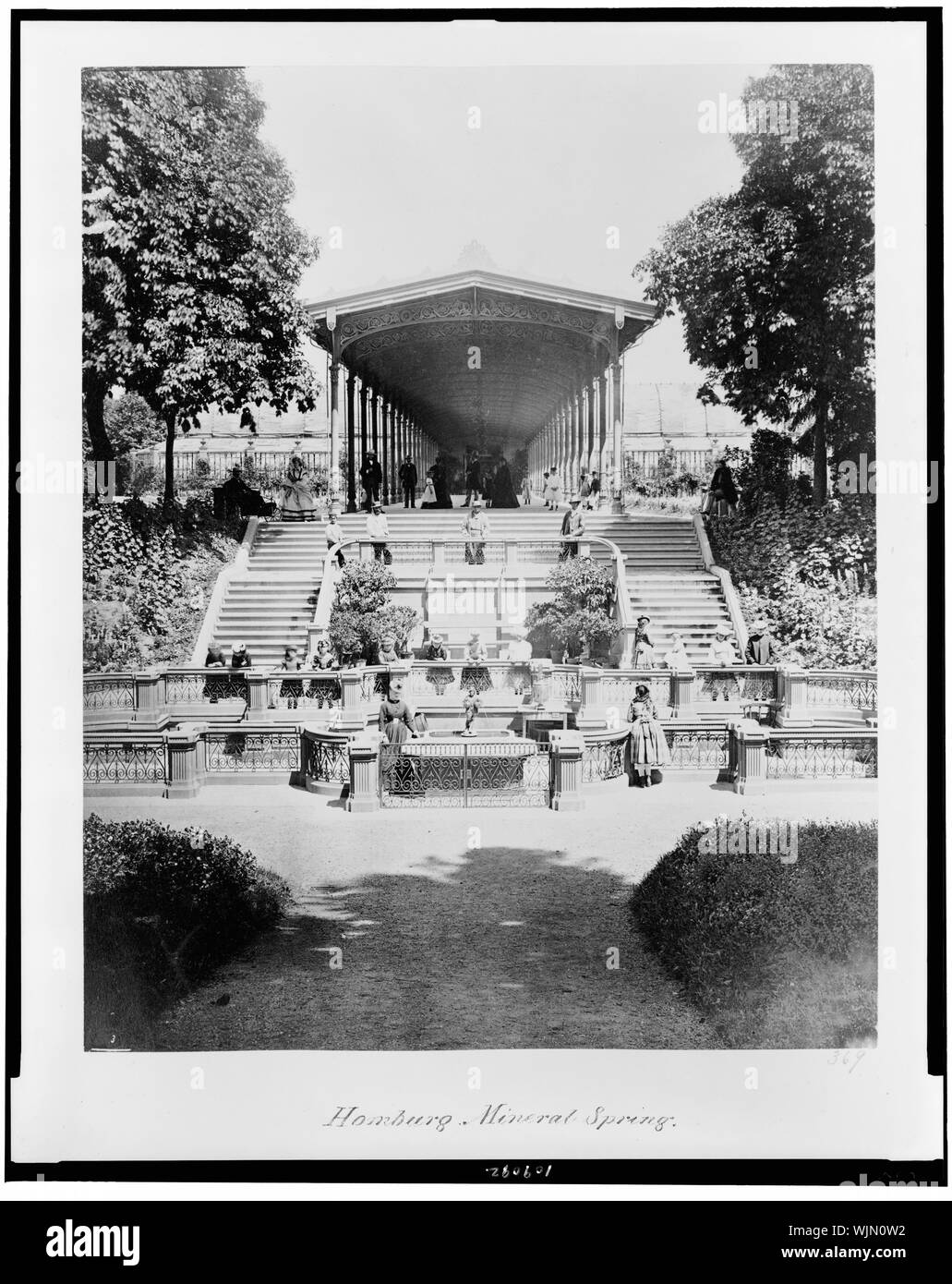 Homburg. Spring Banque D'Images