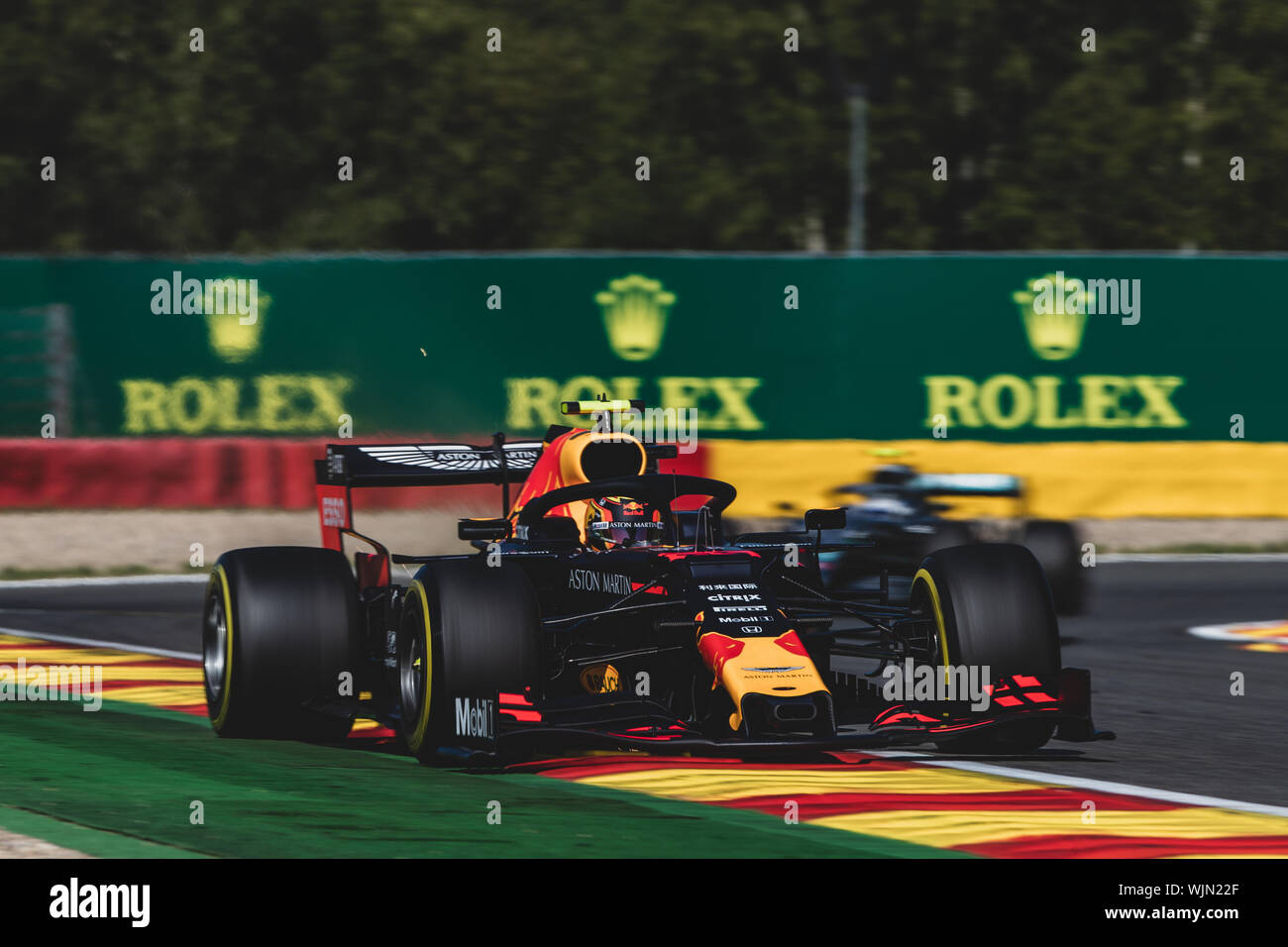 # 23, Alexander Albon, thaï, Red Bull, en action lors du Grand Prix de Belgique à Spa Francorchamps Banque D'Images