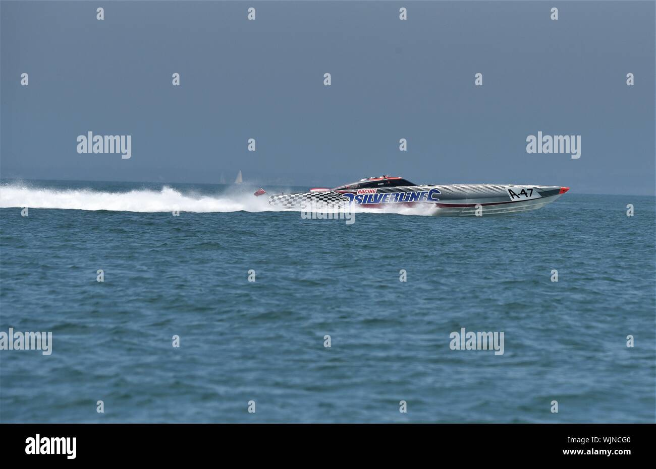 Courses de bateaux Offshore Centrales Banque D'Images