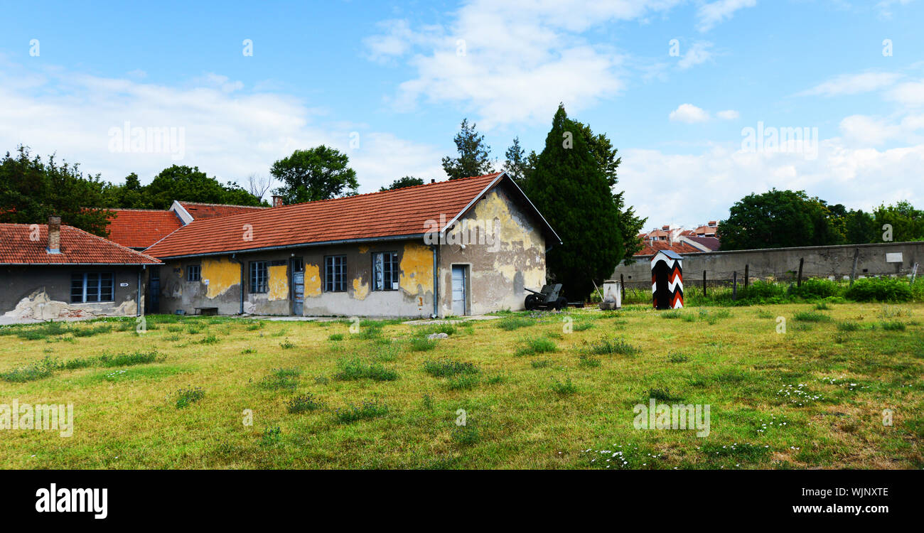 Le camp de concentration de Crveni Krst à Niš, Serbie. Banque D'Images