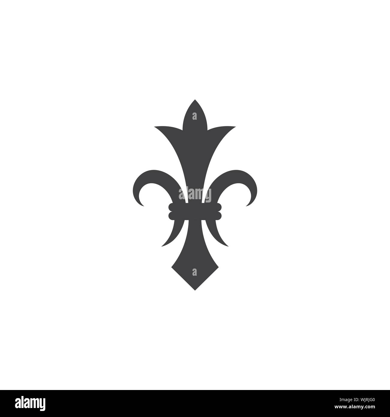 Fleur de lis icône vecteur modèle de conception Illustration de Vecteur