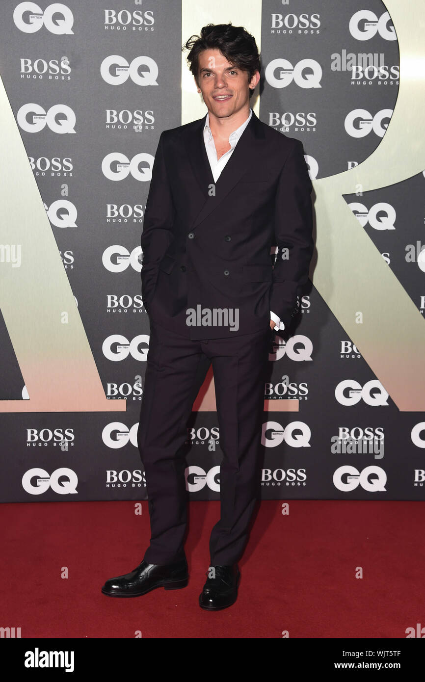 Londres, Royaume-Uni. Septembre 03, 2019 : Edward Bluemel arrivant pour le GQ Men of the Year Awards 2019 en association avec Hugo Boss à la Tate Modern de Londres. Photo : Steve Sav/Featureflash Banque D'Images