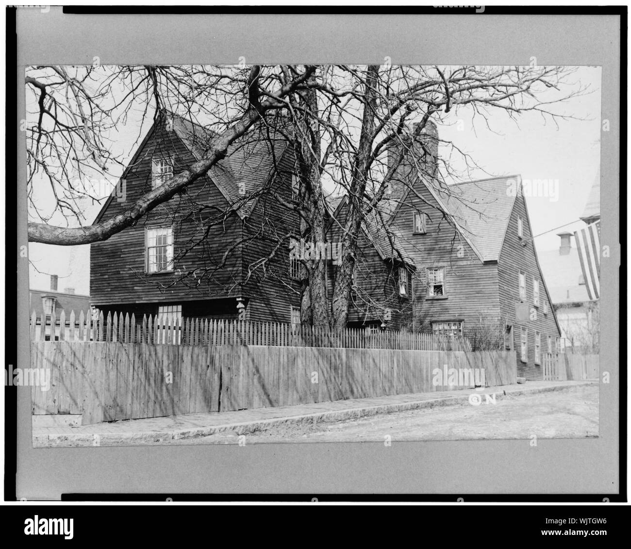 Maison de Seven Gables Banque D'Images