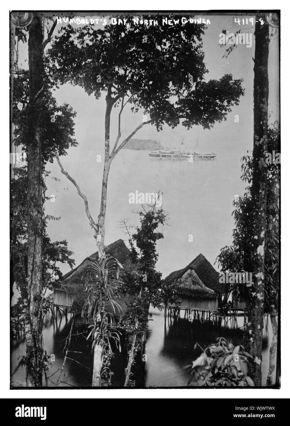 La baie d'Humboldt, en Guinée Banque D'Images