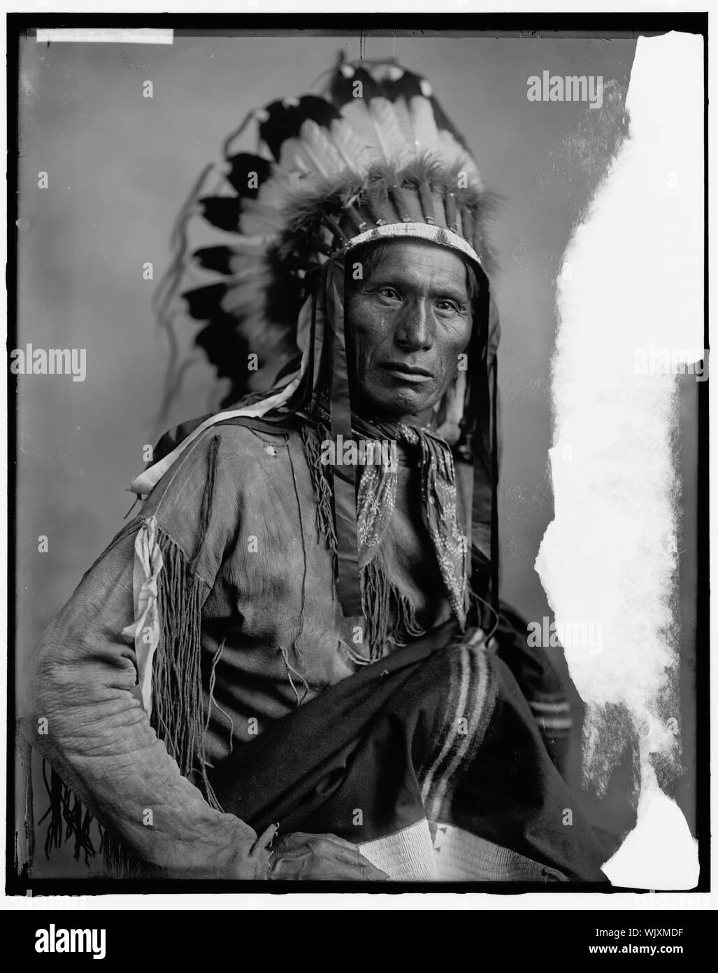 JOHN TWOMOON INDIENS : Banque D'Images