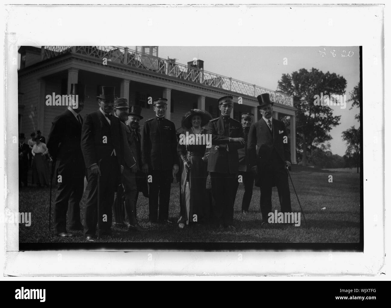 COMMISSION ITALIENNE POUR LA U.S. COMMISSION À MOUNT VERNON Banque D'Images