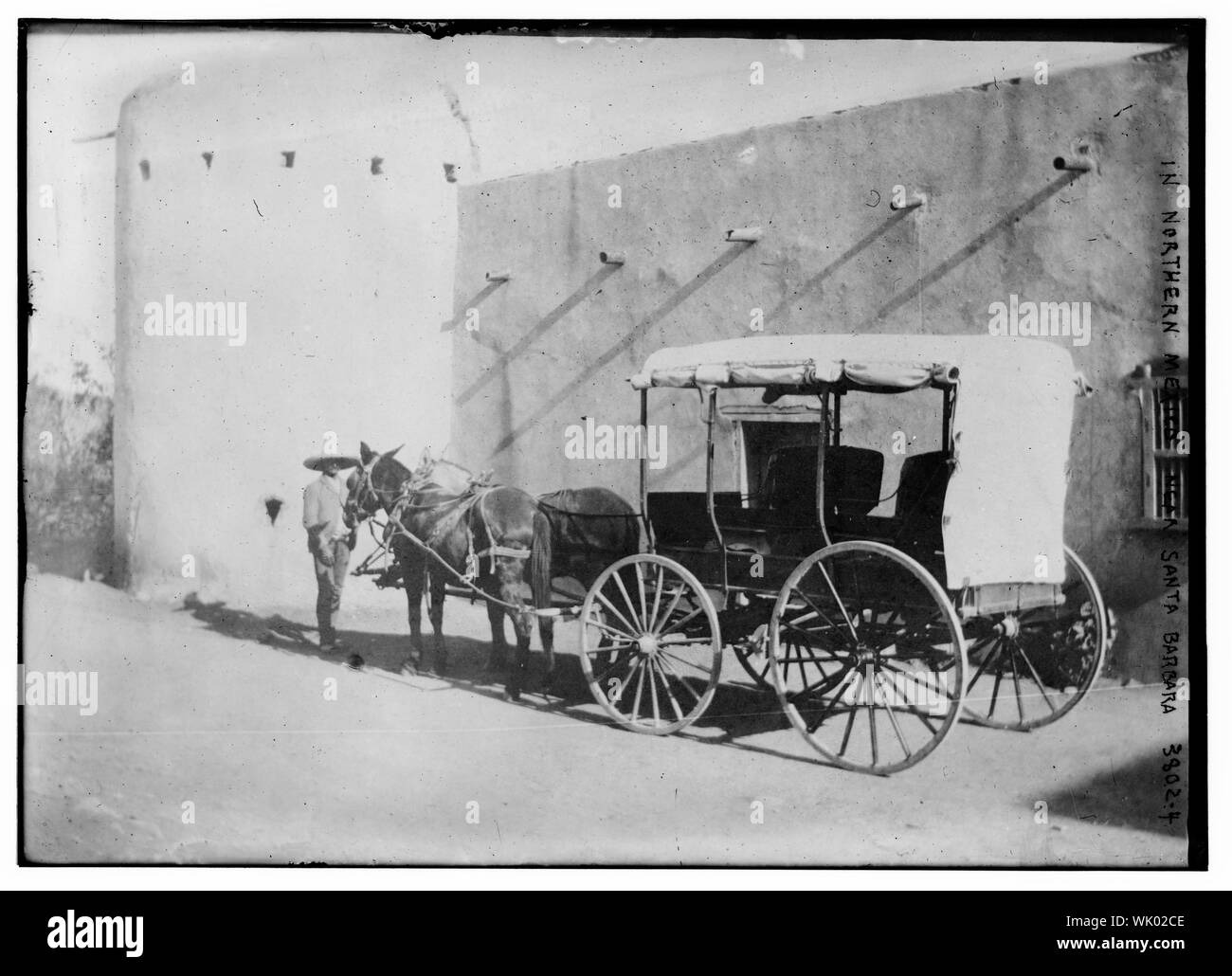 Dans le nord du Mexique près de Santa Barbara Banque D'Images