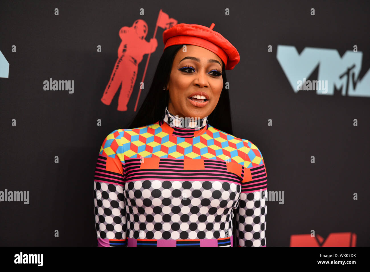 Monica assiste à la 2019 MTV Video Music Awards à Prudential Center le 26 août 2019 à Newark, New Jersey. Banque D'Images