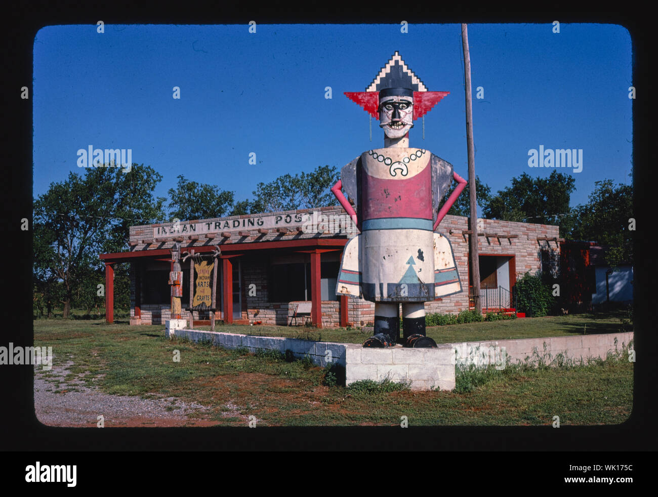 Indian Trading Post, Route 66, Elk City, Oklahoma Banque D'Images
