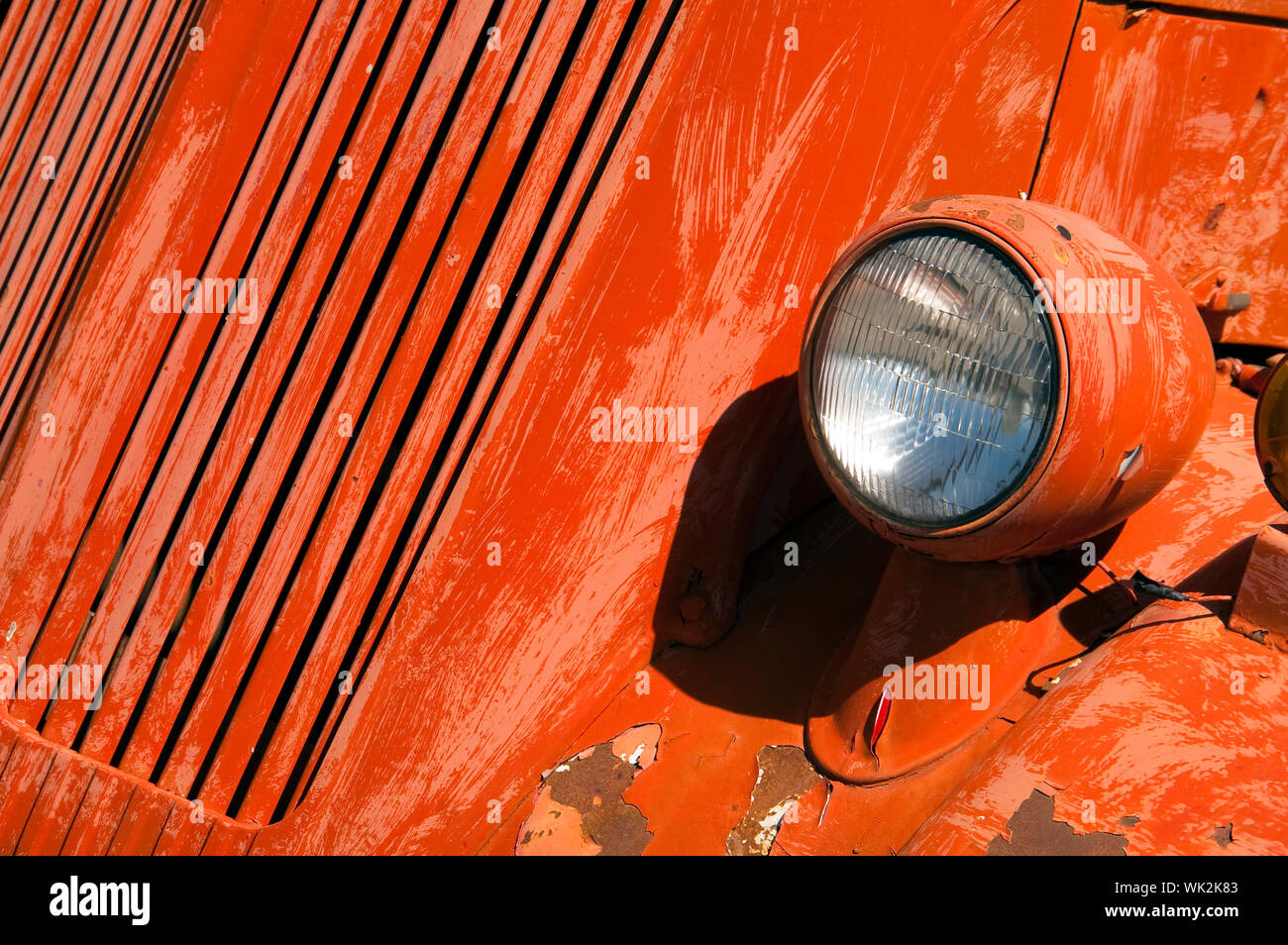 Les rouilles de camion à l'été soleil Banque D'Images