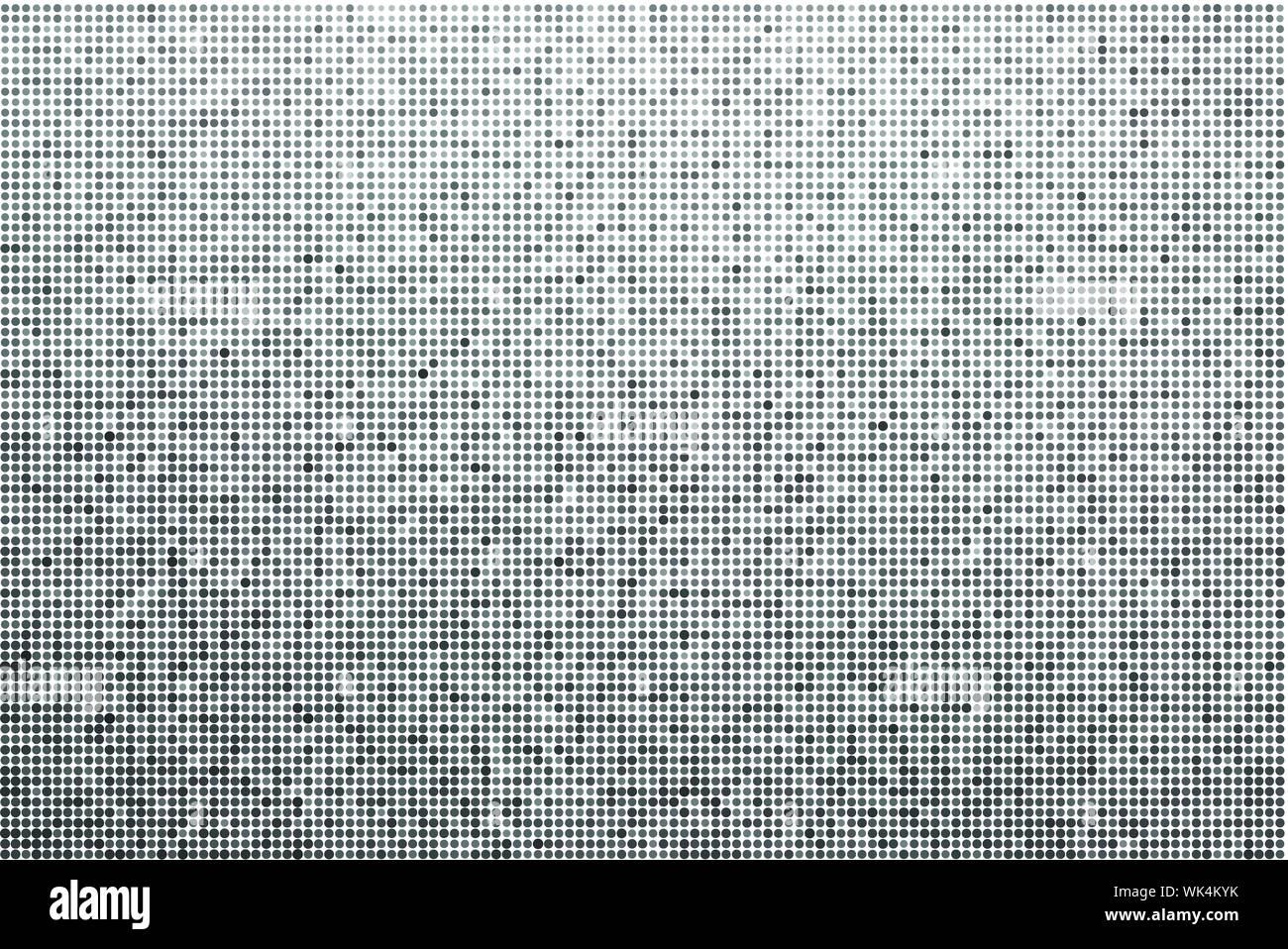 Effet de demi-ton arrière-plan. Toile monochrome parsemé de vecteur Illustration de Vecteur