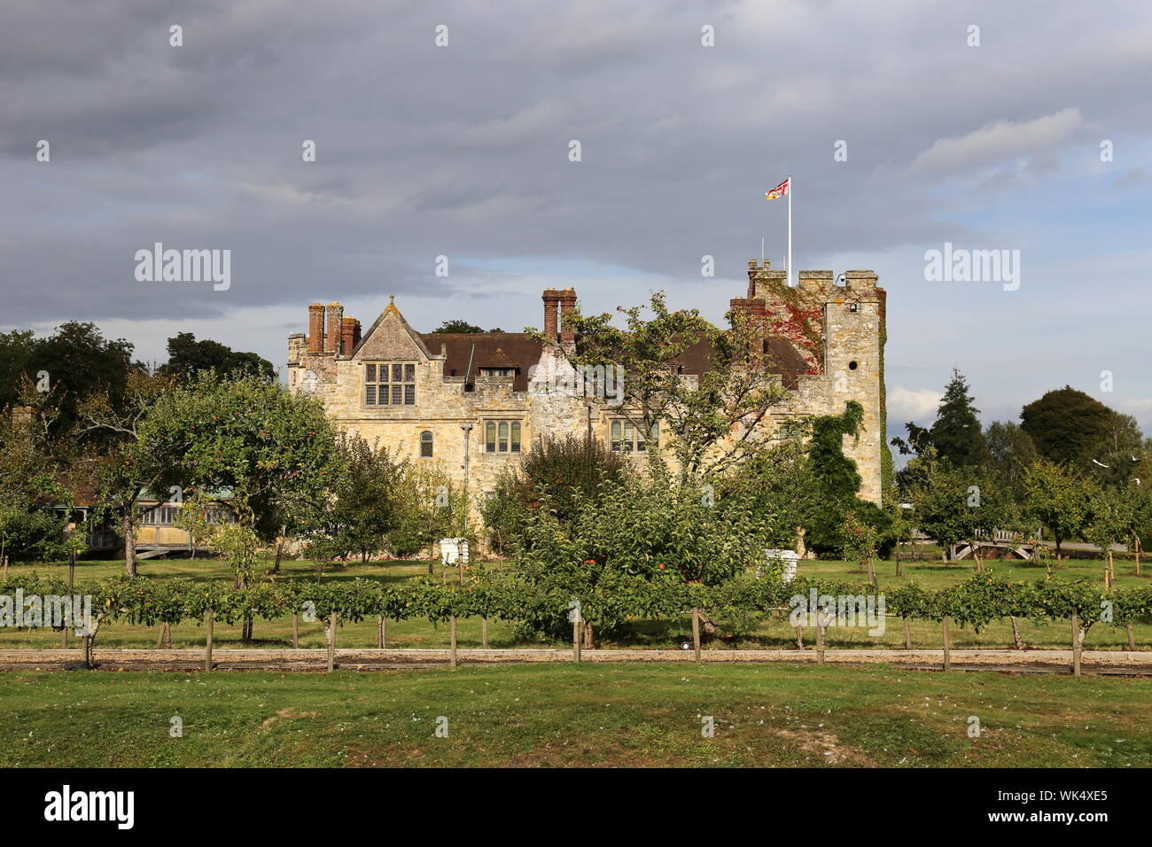 Le château de Hever, Hever, Edenbridge, Kent, Angleterre, Grande-Bretagne, Royaume-Uni, UK, Europe Banque D'Images