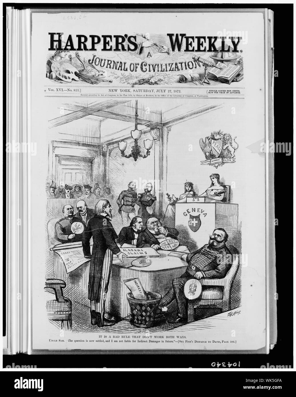 C'est une mauvaise règle qui ne fonctionnent pas sur les deux tableaux / Th. Nast. Banque D'Images C'est une mauvaise règle qui ne fonctionnent pas sur les deux tableaux / Th. Nast. Banque D'Images