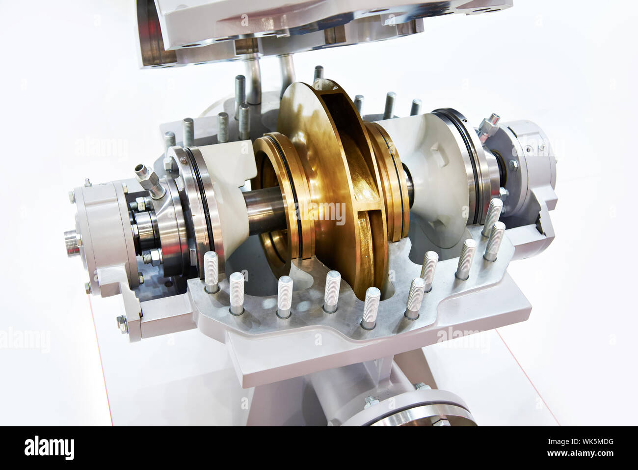 La pompe à double entrée Banque D'Images