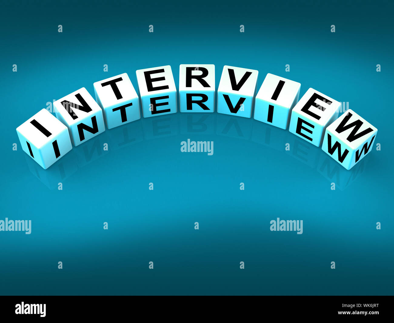 Blocs d'entrevue sens Conversation ou la boîte de dialogue lors de l'interviewer Banque D'Images