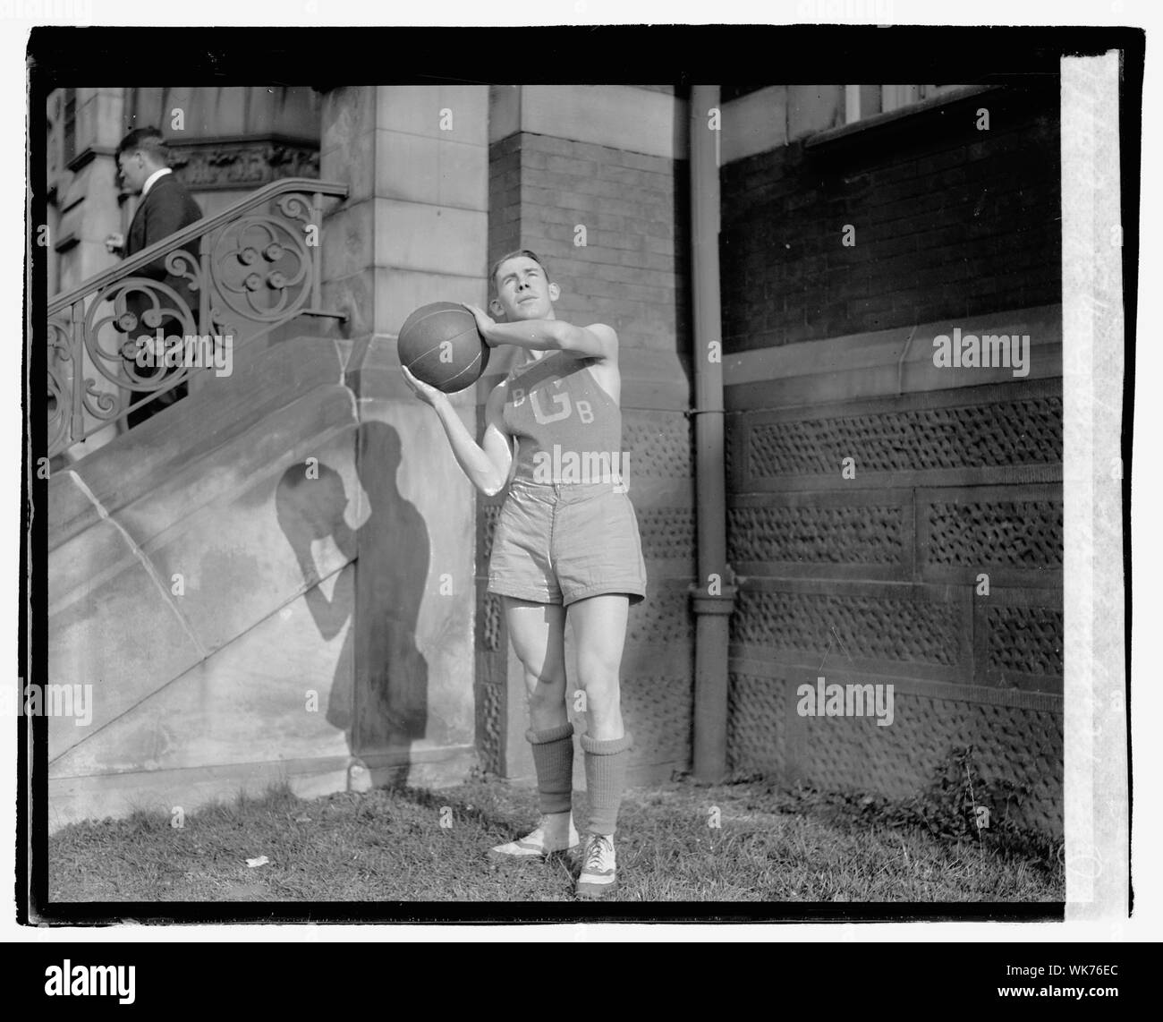 J.E. Wright, Gallaudet, '21 Banque D'Images