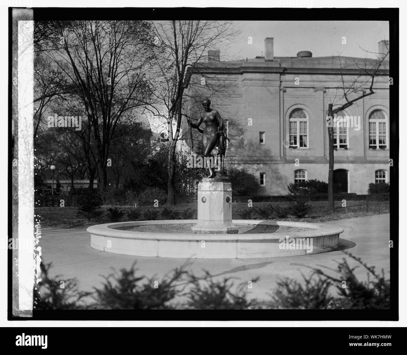 J.J. Statue de Darlington dans la magistrature Square Banque D'Images