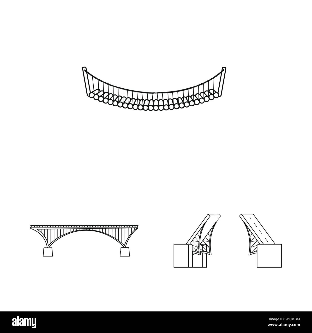 De la vue et de vecteur conception signe de connexion. Ensemble de vue et de construire d'illustration vectorielle stock. Illustration de Vecteur