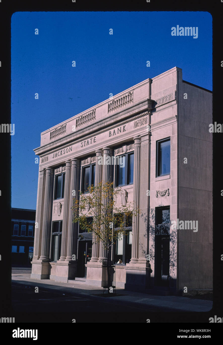 Jackson State Bank, 2ndStreet, Jackson, Minnesota Banque D'Images