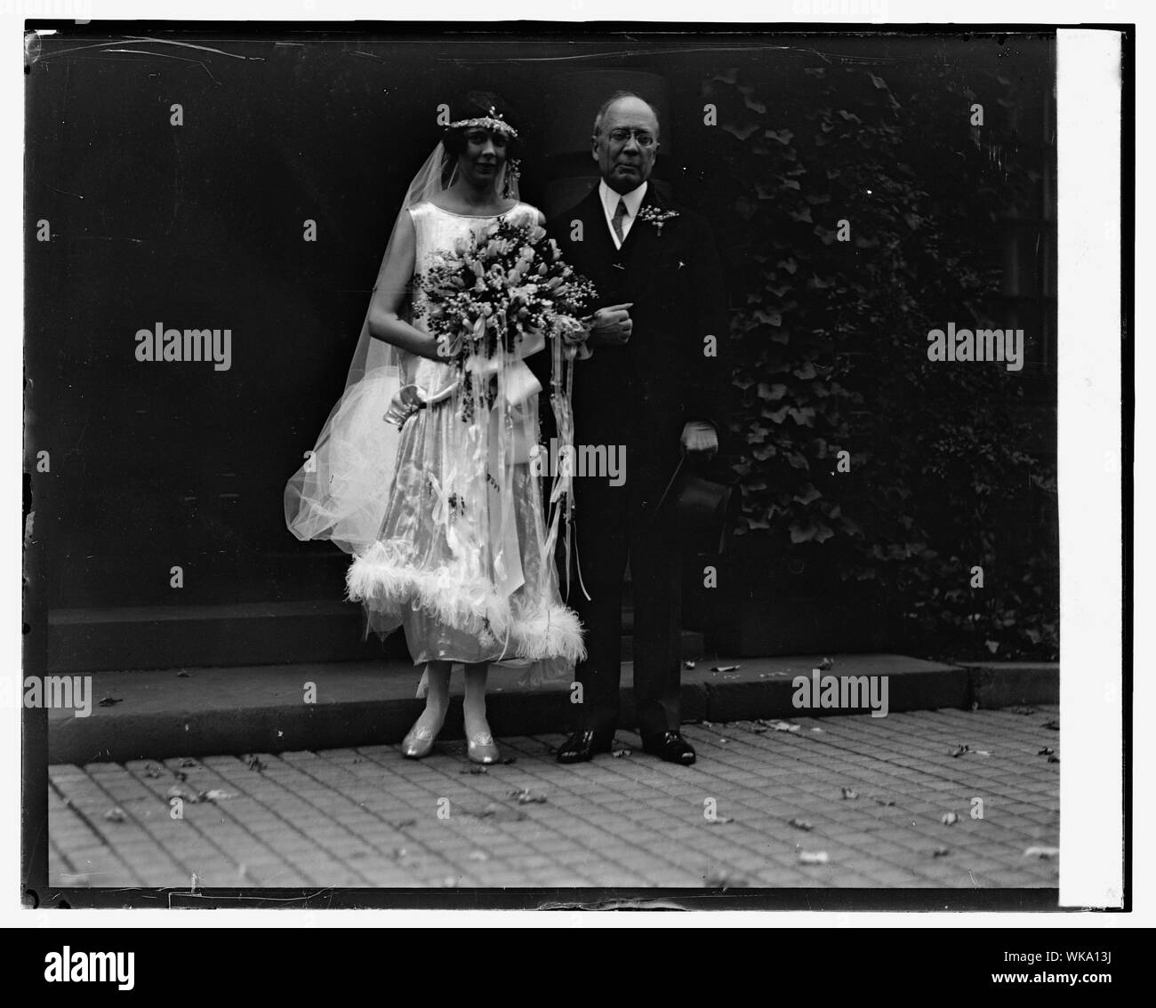 James M. Beck et sa fille Béatrice, 10/25/24 Banque D'Images