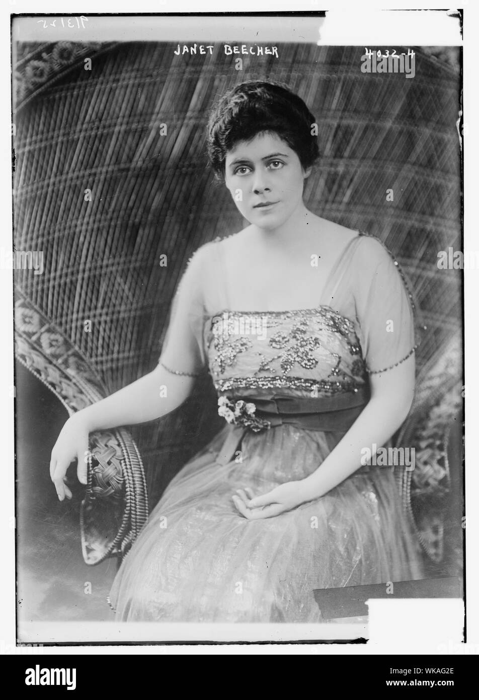 Janet Beecher Banque D'Images