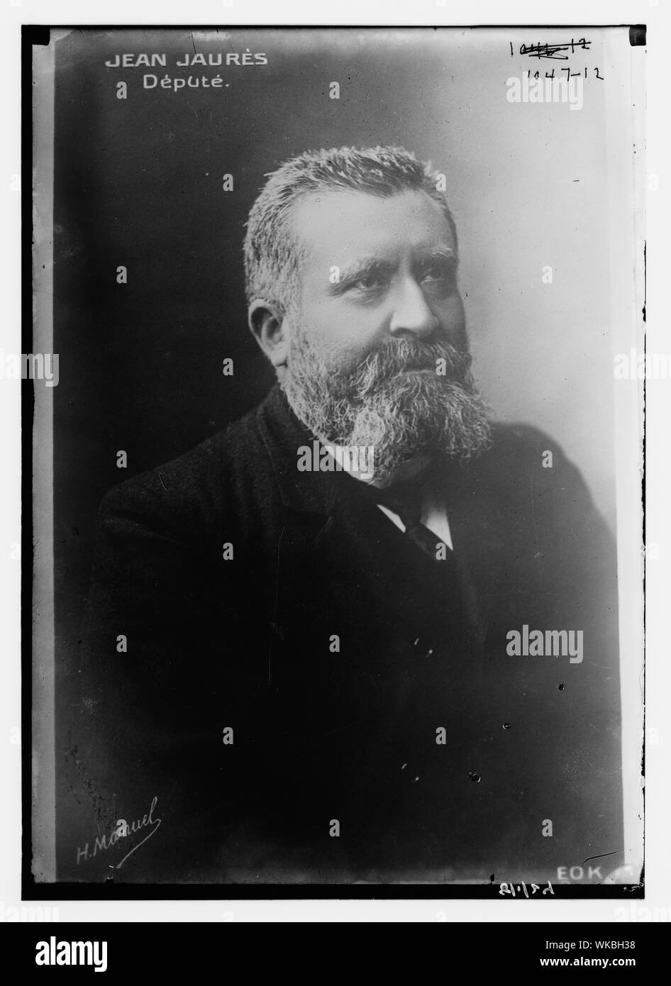 Jean Jaurès, depute, H. Manuel / H. Manuel Banque D'Images