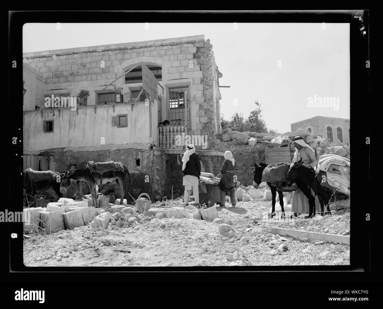 Jénine, dynamitage, etc. 1938 sept. Banque D'Images