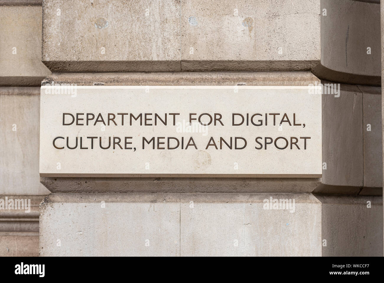 Ministère de la Culture numérique Sport Médias Bureaux gouvernementaux Great George Street GOGGS government office immeuble situé à Westminster, London UK Banque D'Images