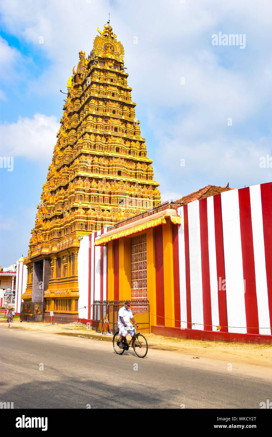 Nallur Kandaswamy temple hindou, Jaffna, Sri Lanka Banque D'Images