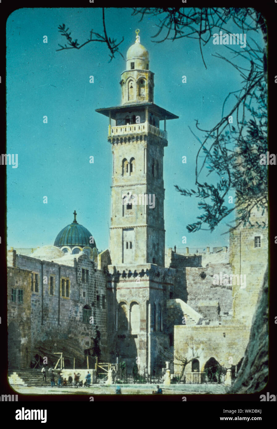 Jérusalem. Tour d'Antonia. Actes 21:40 Banque D'Images