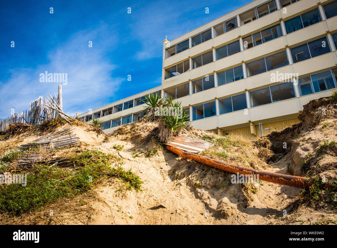 SoulacsurMer (centreouest de la France) l'immeuble