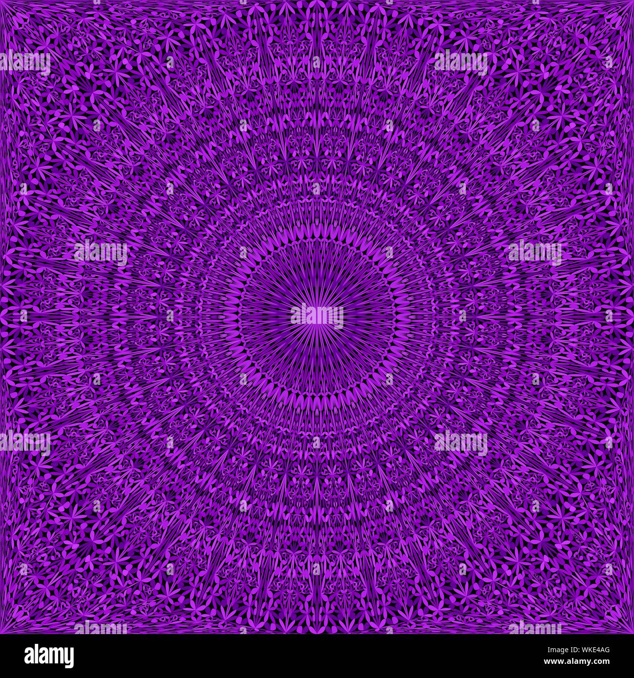 Transparente violet abstract pattern mandala ornementé botanique wallpaper - vecteur conception bohème Illustration de Vecteur