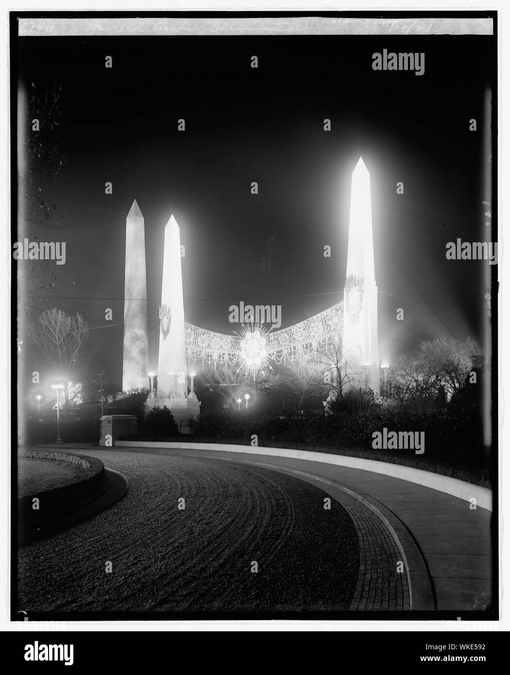 Arches de joyaux, éclairé, 11/12/21 Banque D'Images
