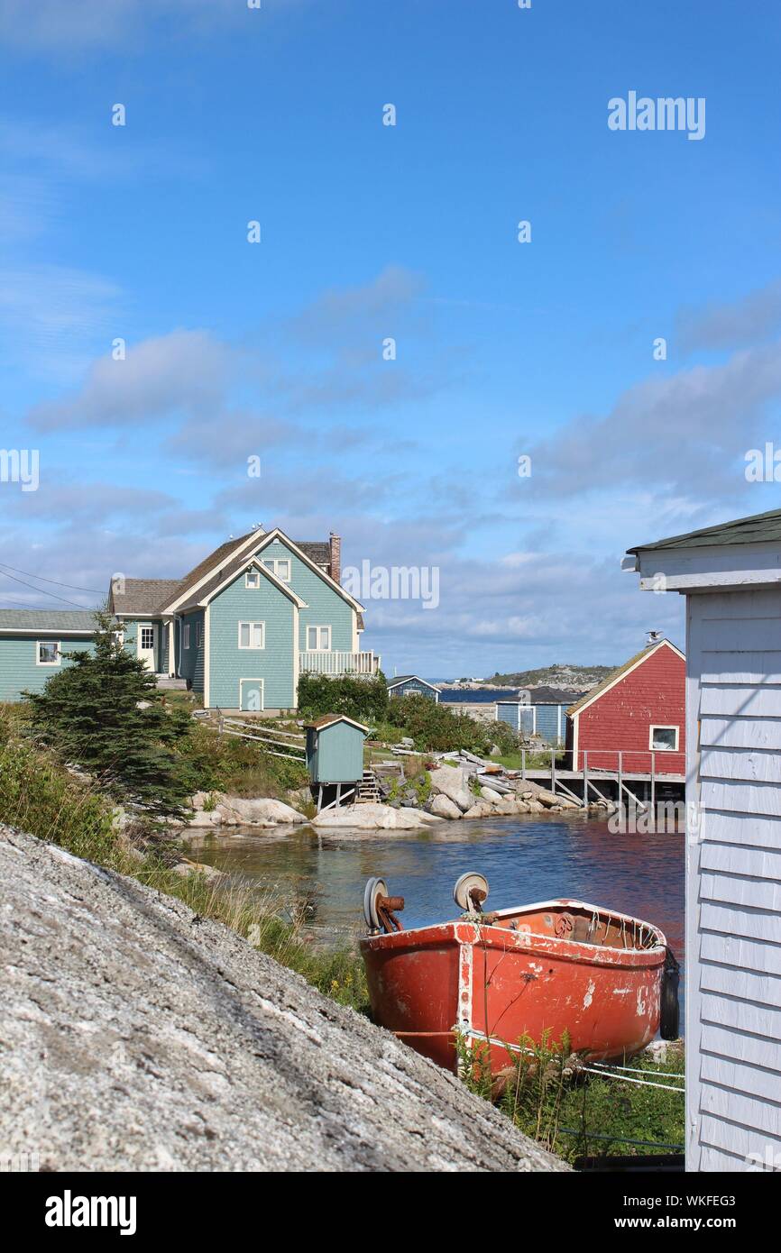 Village des Pêcheurs - Peggy's Cove, N.-É., Canada Banque D'Images