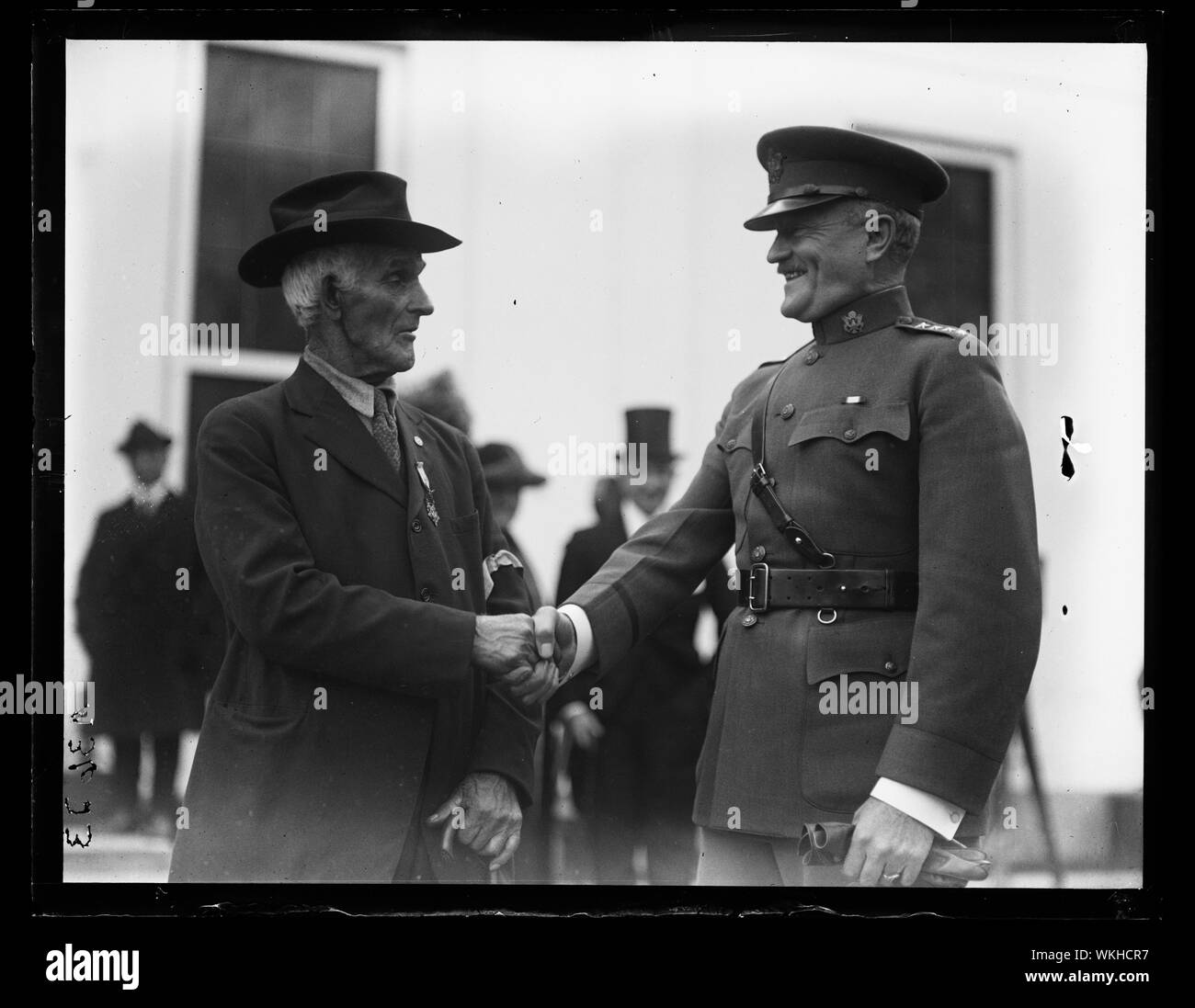 John Pershing, droite. Maison Blanche, Washington, D.C. Banque D'Images