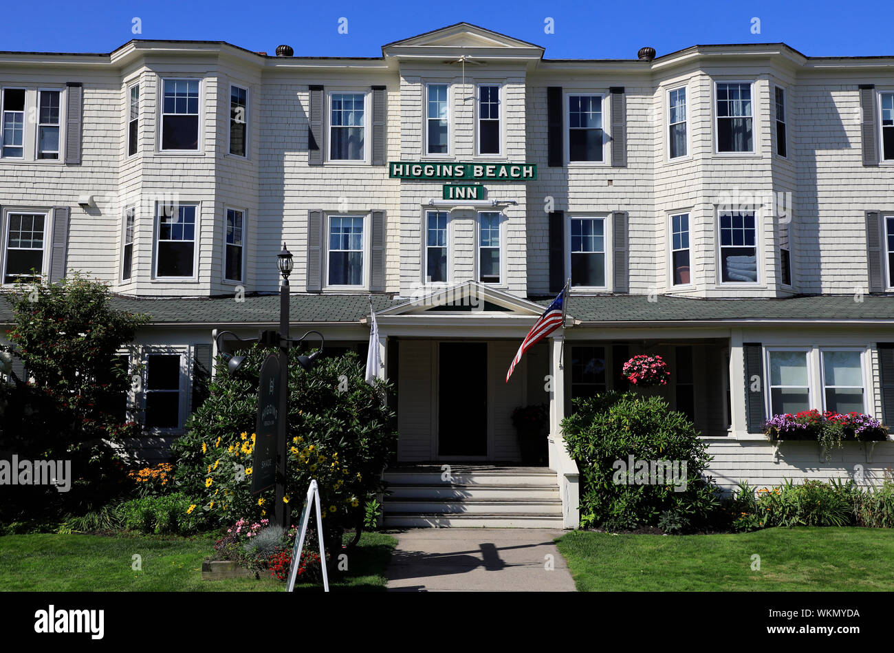 Higgins Beach Inn.Higgins Beach.Scarborough.Maine.USA Banque D'Images