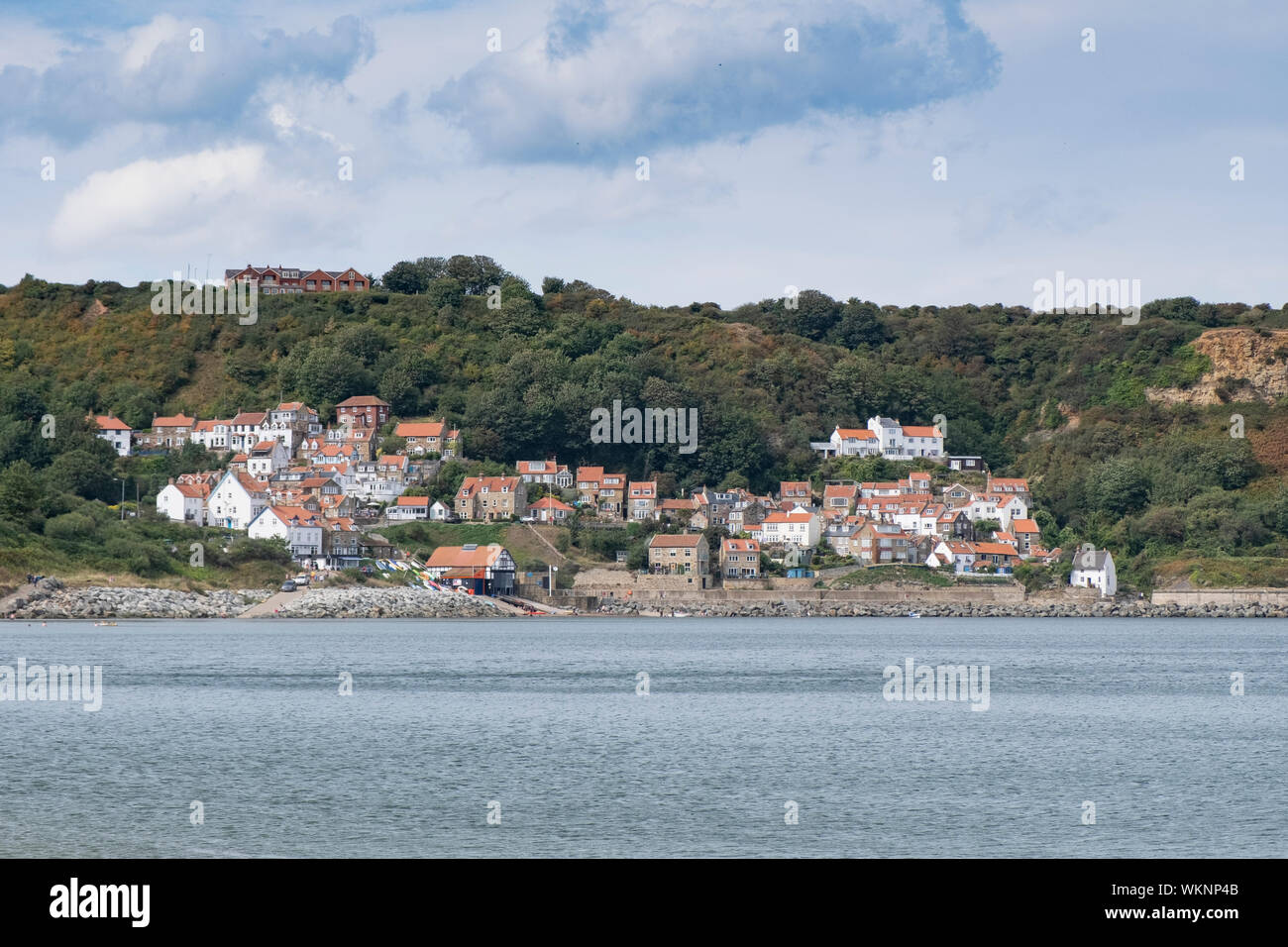 Runswick Bay, North Yorkshire, Angleterre Banque D'Images