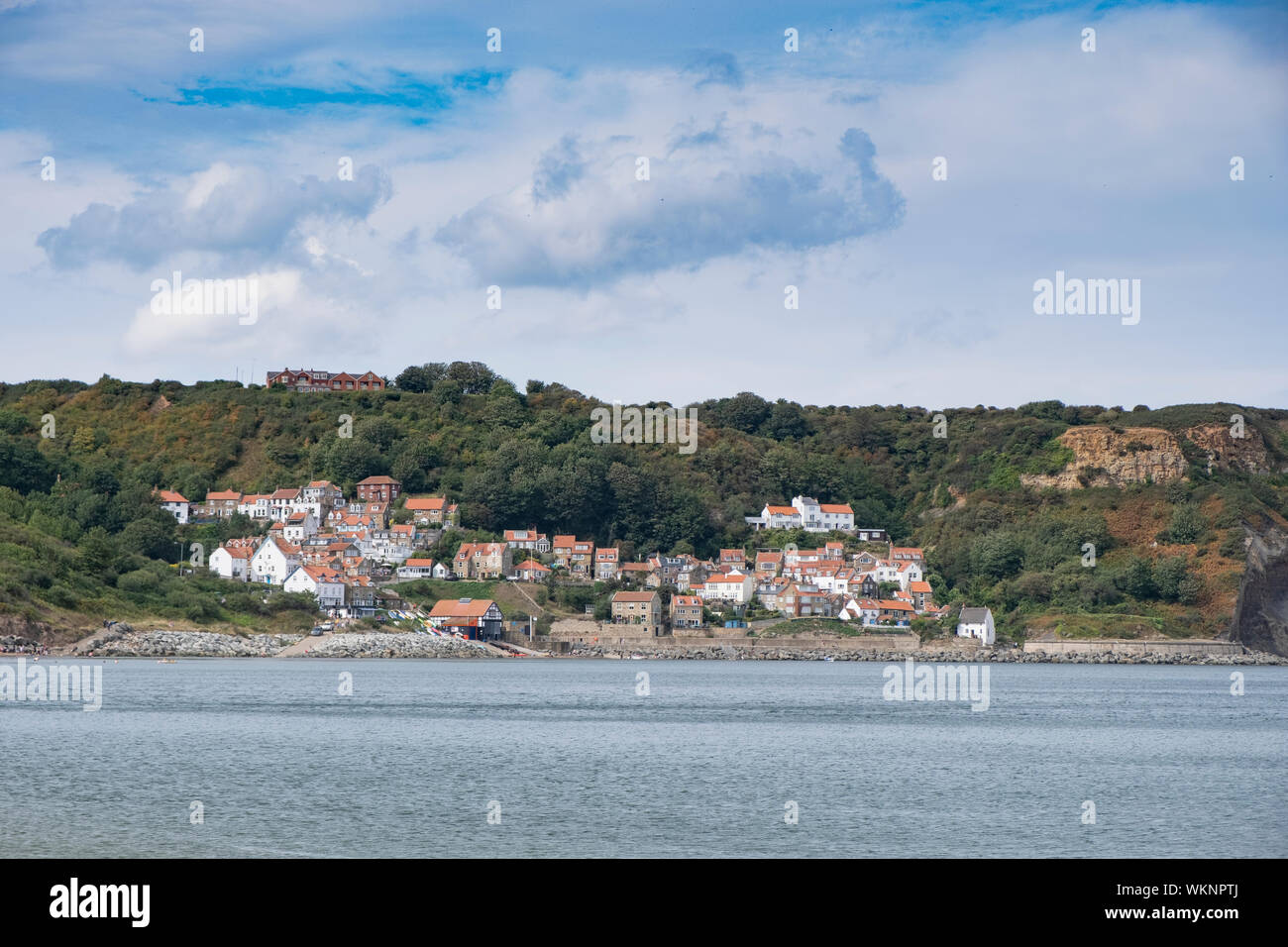 Runswick Bay, North Yorkshire, Angleterre Banque D'Images
