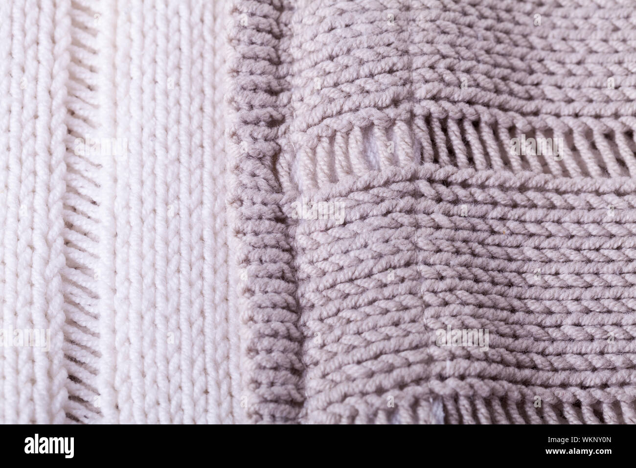 Close up Chiffon de lin blanc Banque D'Images