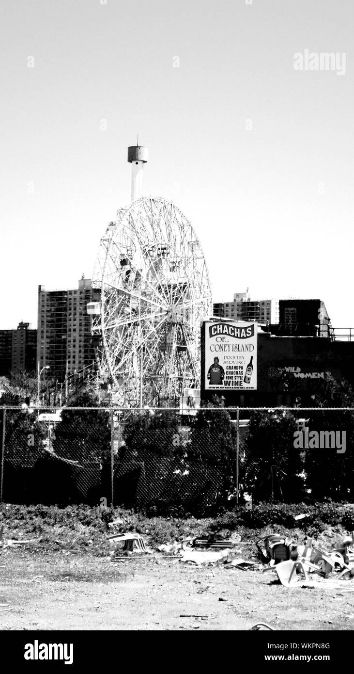 La grande roue de Coney Island new york city Banque D'Images