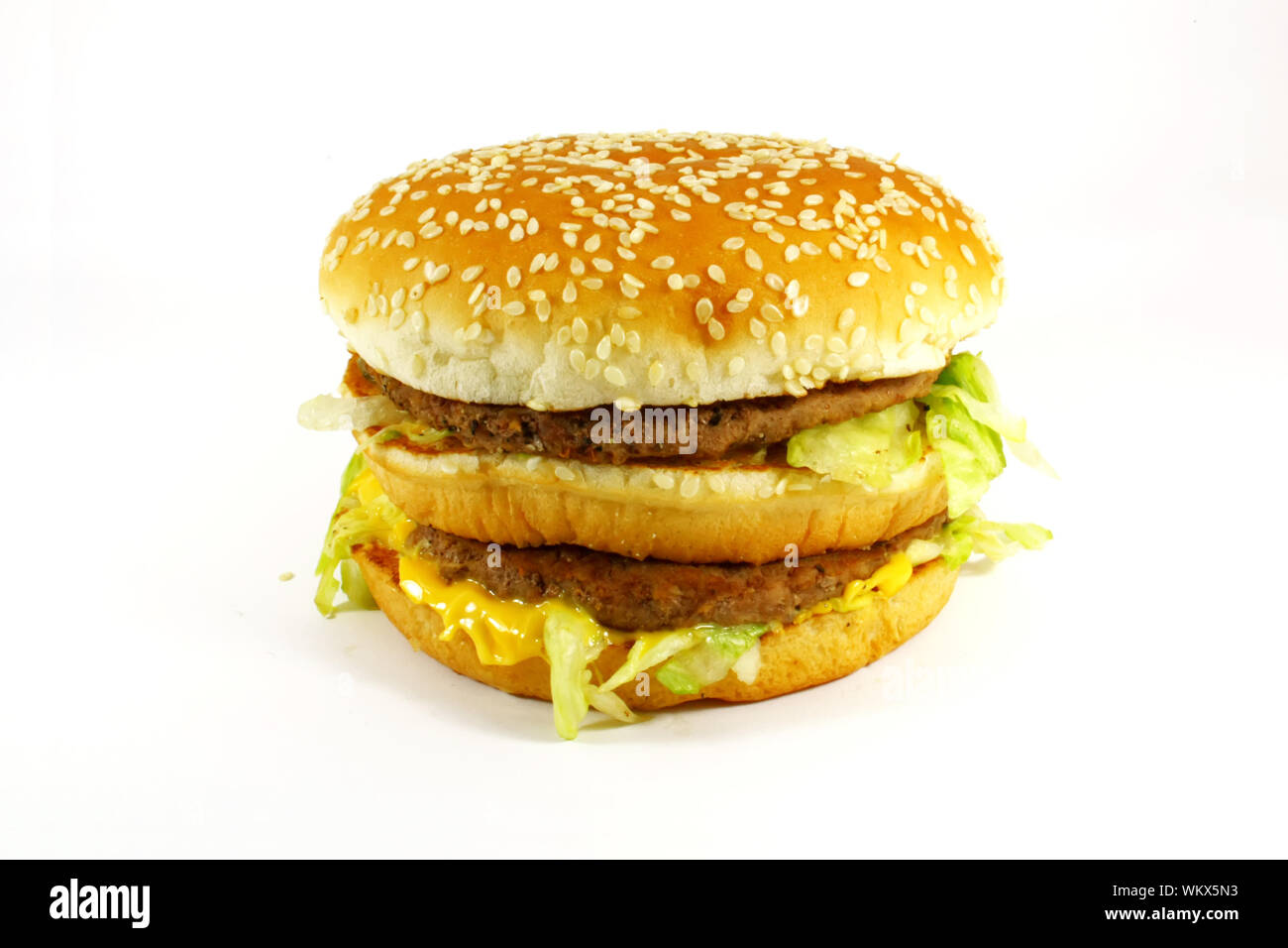 L'Ultime sandwich Hamburger fast-food Banque D'Images