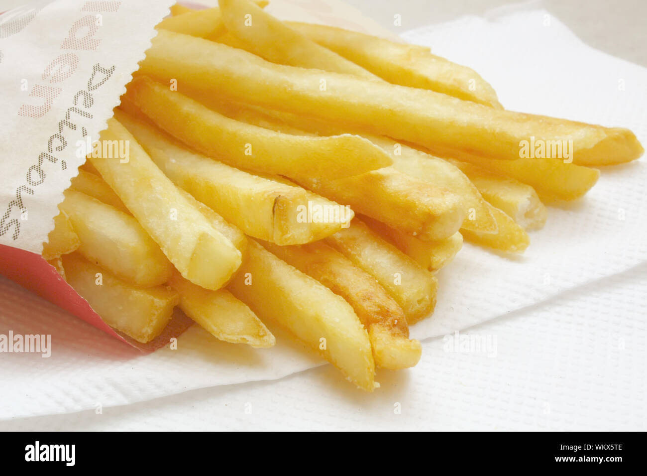 L'ultime frites Fast Food Snack des masses Banque D'Images