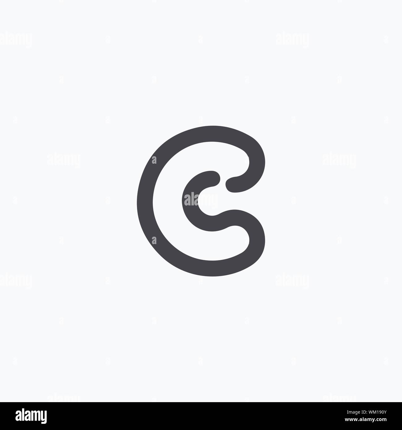 CS et SC initiale basée sur l'icône de création lettre logo vector designs Illustration de Vecteur